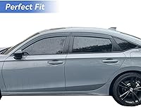 Vista 406 de Viseras de ventana in-Channel, protectores contra la lluvia para 2011-2023 Dodge Charger, visores de ventilación de ventana con deflectores