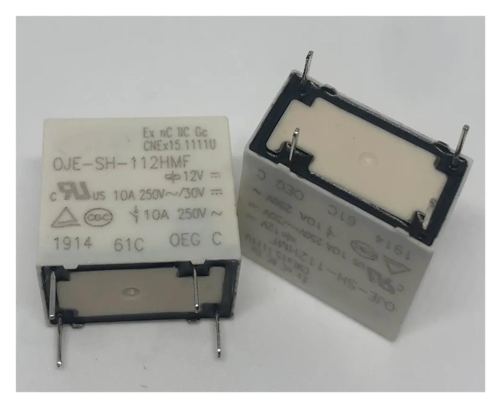 Relé de 4 pines OJE-SH-112HMF de alta estabilidad para circuitos de control automático