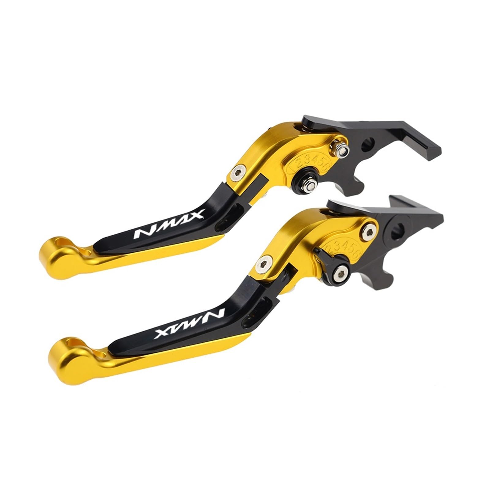 Yxbswbjd 07 Aluminum Alloy Folding Brake Lever For Nmax155/125 Motorcycle Folding Extendable Brake Clutch Levers(07)