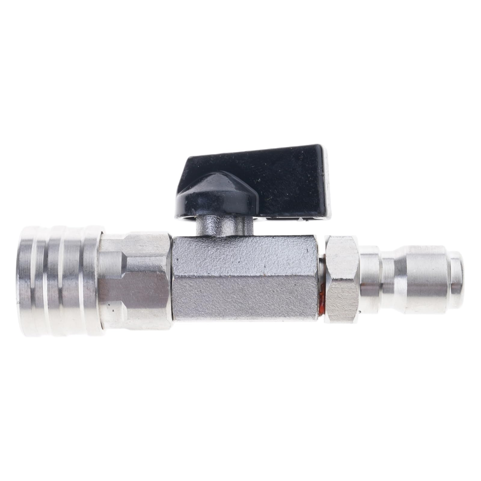 Pressure Adapter for Garden Hose with Integrated Flows Control Valves Stainless Steel Converts Quickly Connects Hose Valves Head