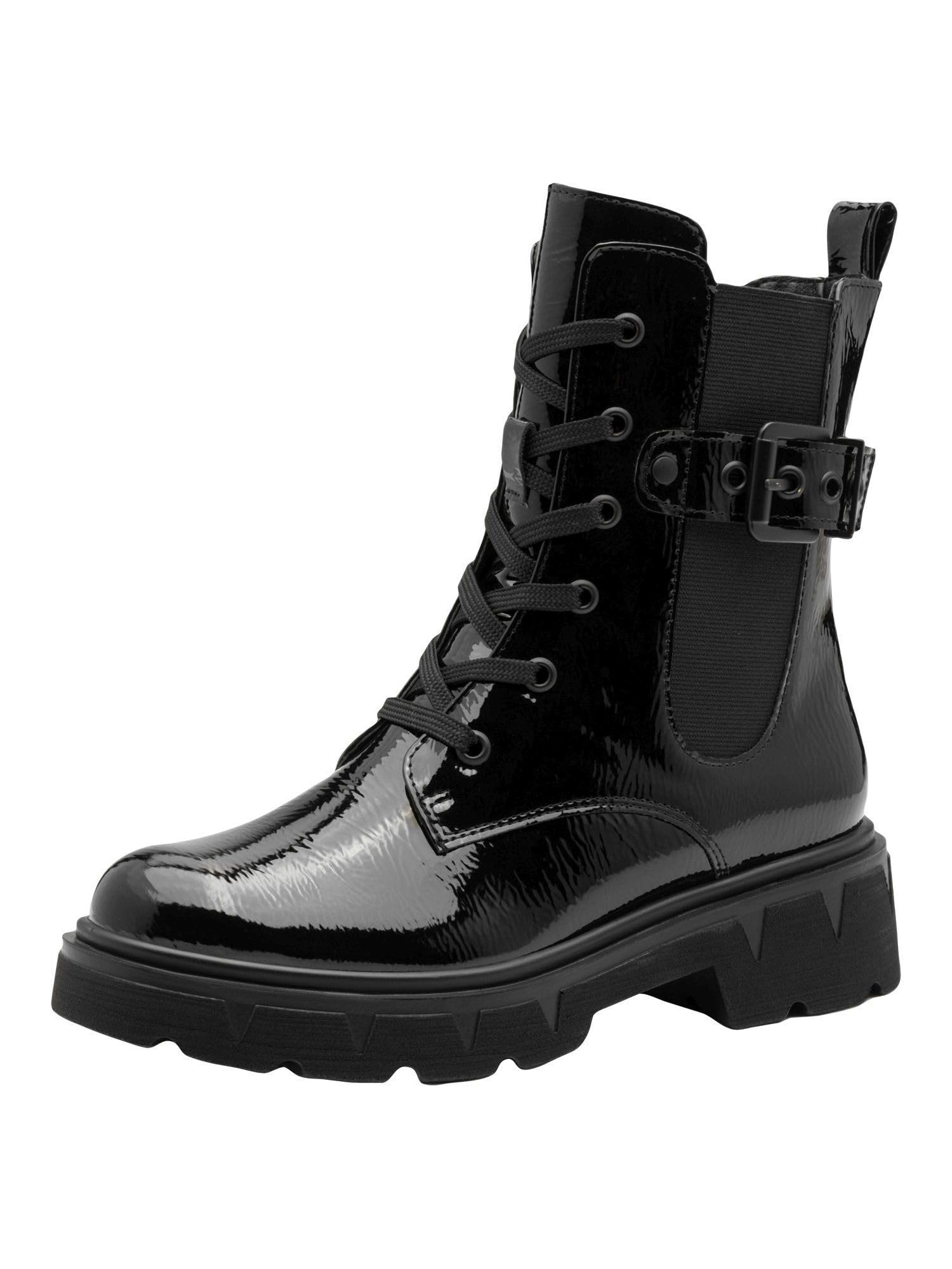MARCO TOZZI dames 2-85200-41 Boot Flat, Pewter, 37 EU