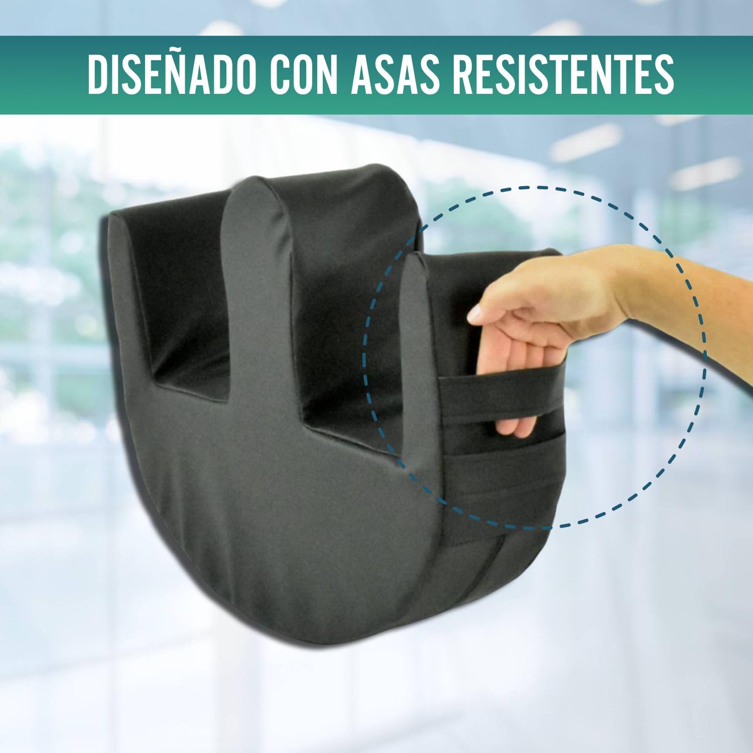 OrtoPrime Cojín Volteador de Personas en Cama para Cambios Posturales - Cojínes para Transferencias Cómodas y Seguras - Ayudas para cama cojin de Transferencias - Cojín Posicionador Ortopédico