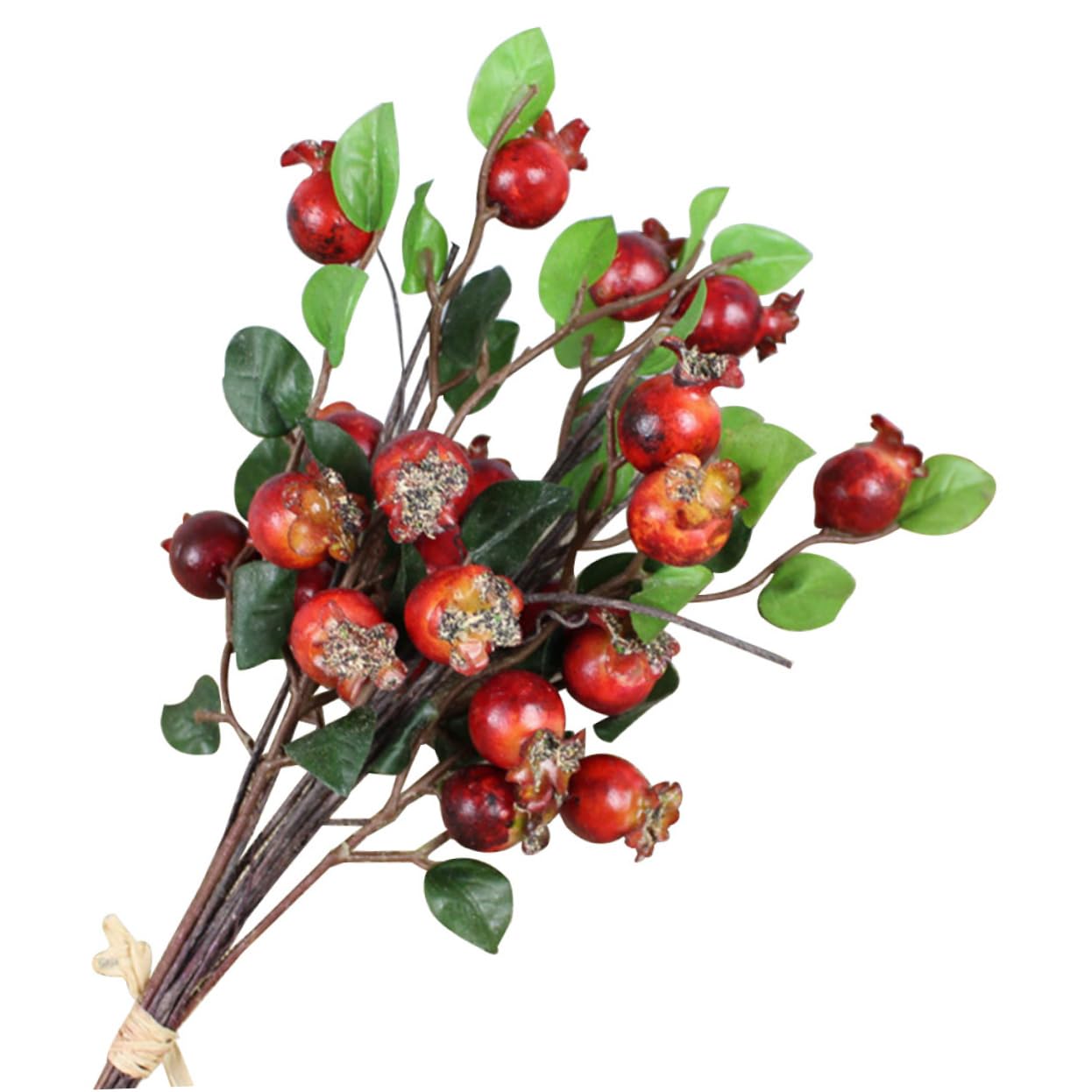 COOPHYA 5 fall garlands for decor winter table decor artificial red berry stems berry picks for blueberry decor faux flower arrangements christmas picks floral accessories autumn fake silk