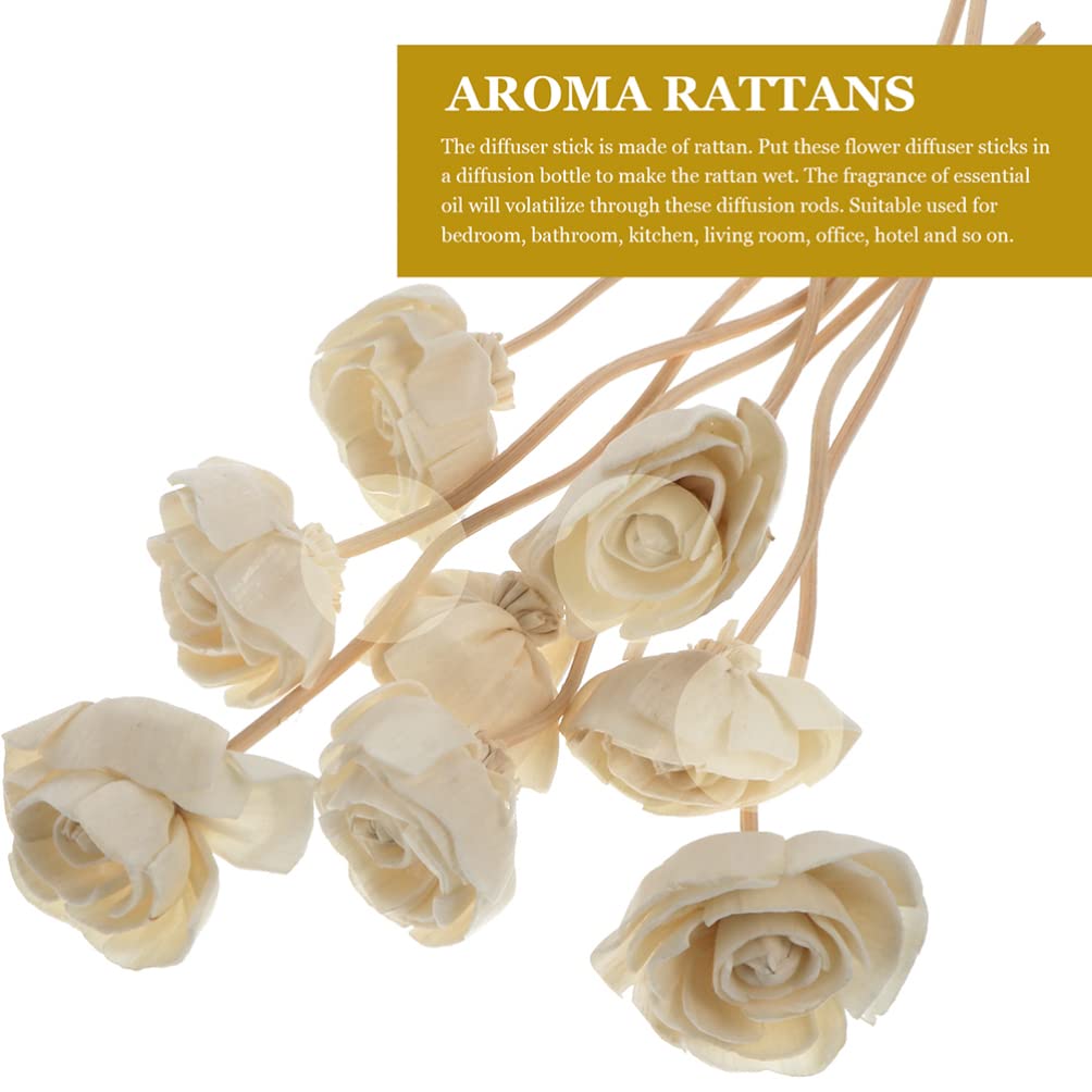 DOITOOL 18 STK Aromatherapie-Rattan Rattanstöcke Schilfstäbe Für Öldiffusoren Diffusor-Schilf-Sticks Stock Aus Rattanholz Diffuser Öl Nachfüllen Duftsticks Ätherisches Öl Zauberstab