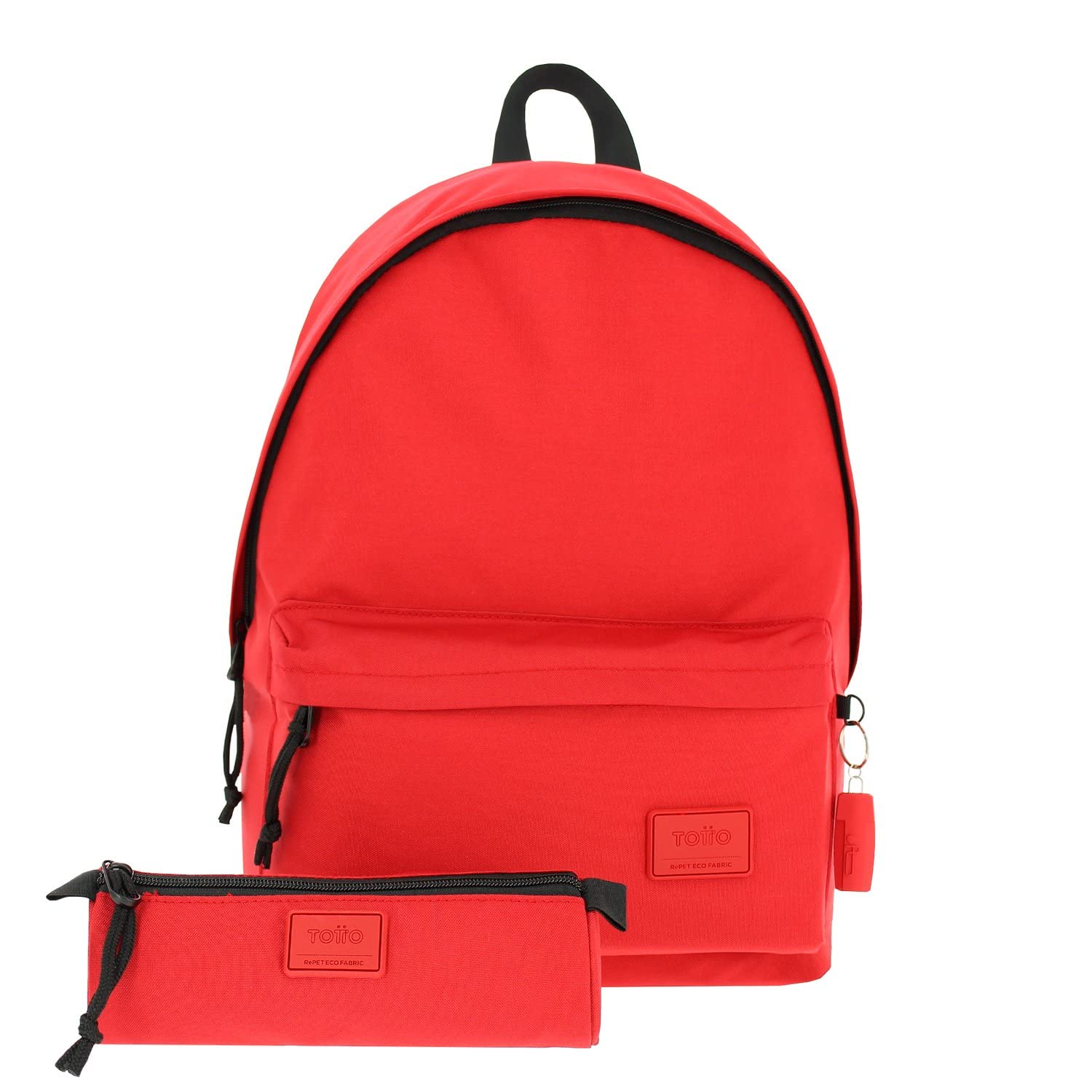TOTTO Pack Mochila + Estuche Color Rojo - Kalex