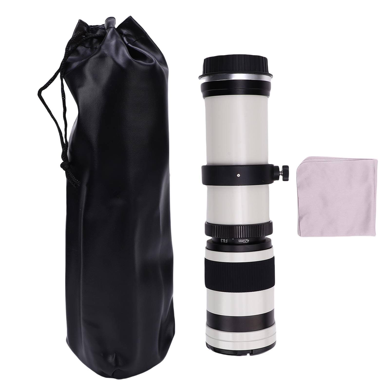Teobiektyw Obiektyw 420-800 Mm F/8.3 Instrukcja dla EF/EF-S MOONT DSLR Camera Obiektyw, Aluminium Stopowa Optyczna (WHITE)