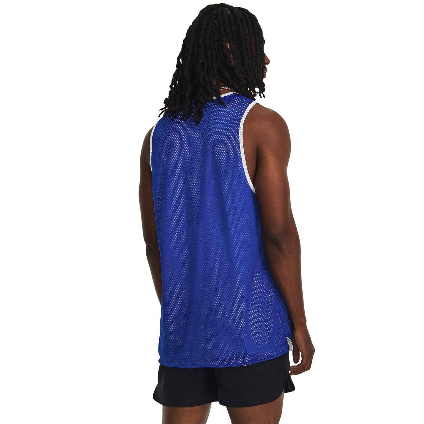 Under Armour Baseline Reversible - Camiseta de tirantes para hombre, color azul
