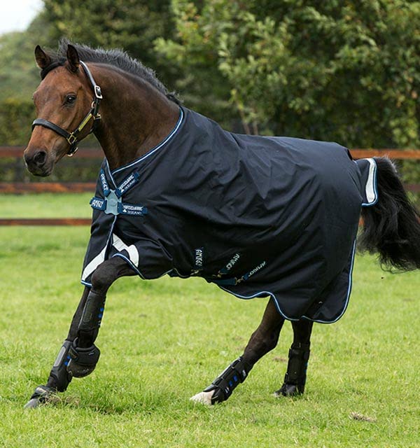 HorsewareAmigo Bravo Turnout 12 Original Lite Disc 100 g Navy/Turquoise Size Choice (140)