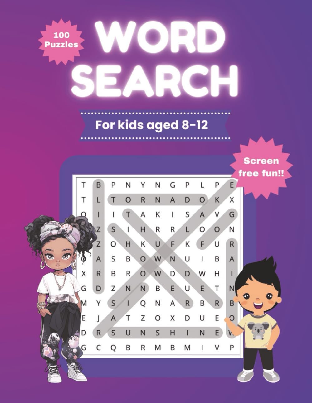 Word Search for Kids (8-12): 100 Themed Word Puzzles to Expand Vocabulary, Critical Thinking and Spelling Skills