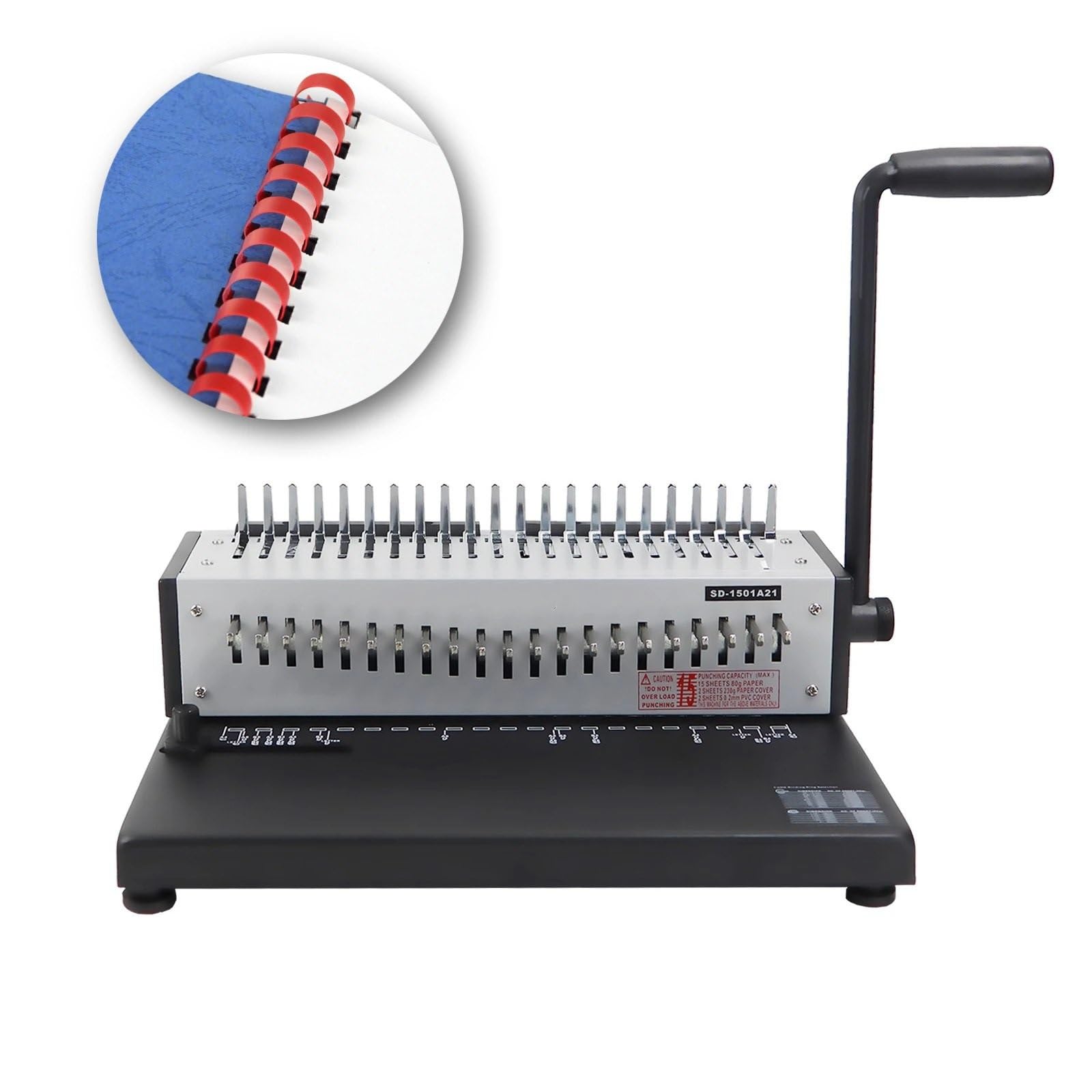 Perforelieur pour Anneaux Pole Pole Machines-21 trous dans les accessoires de bureau et les fournitures scolaires, A4 Pole Pole Binding Machines