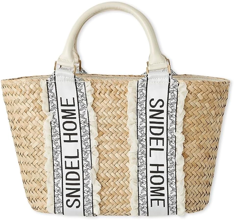 SNIDEL  /ロゴテープかごバッグ　ブラック Amazon | [スナイデルホーム] ロゴテープかごバッグ SHGB252200IVRF