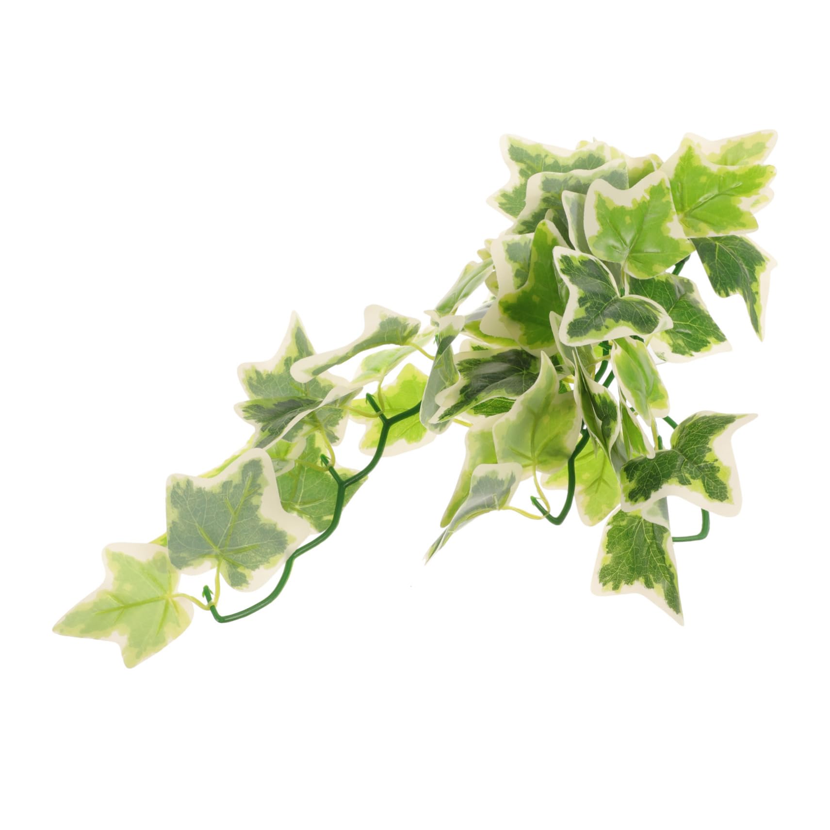 Abaodam 5 Pezzi rattan artificiale impostore decorazione vegetale di simulazione pianta di serpente terrario piante verdi simulate dell'acquario acquario piante acquatiche finte plastica