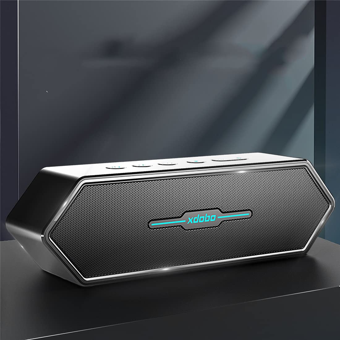 Altoparlante Bluetooth, Altoparlanti Wireless Portatili, Altoparlante Wireless Gioco, Stereo Forte, Basso in Piena Espansione, Adatto A Tutti I Tipi di Giochi,Argento