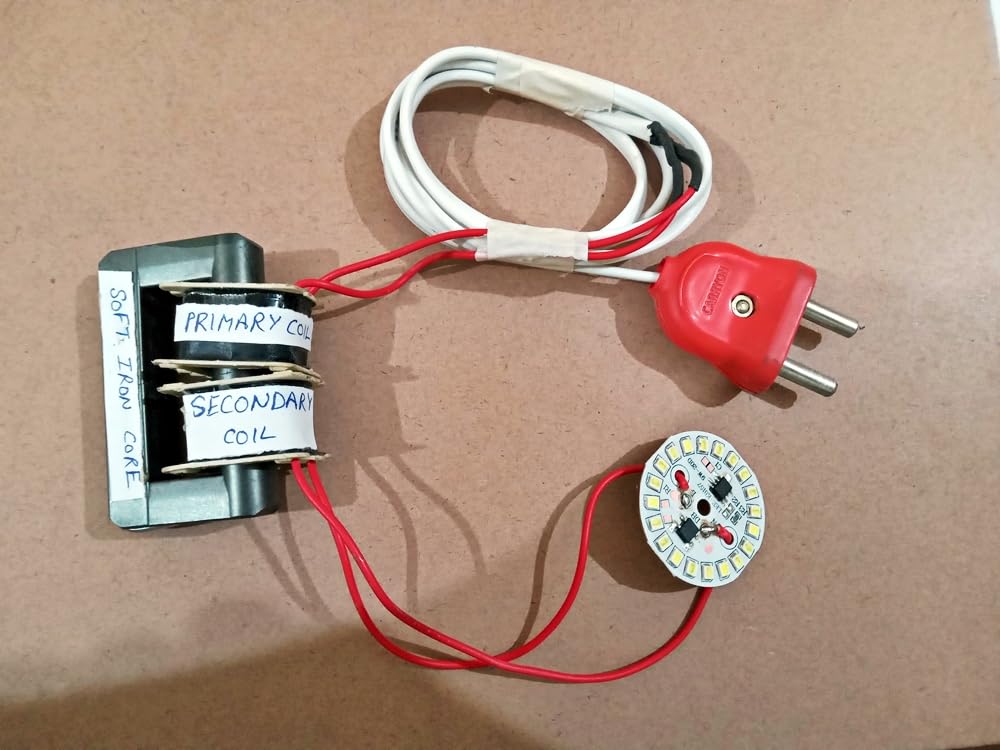 Step down Transformer With Soft Iron Core School Science Project Physics Working model for Science students teaching Aid Electrical Engineering Project (B0CDLNK3SD) Amazon Price History, Amazon Price Tracker