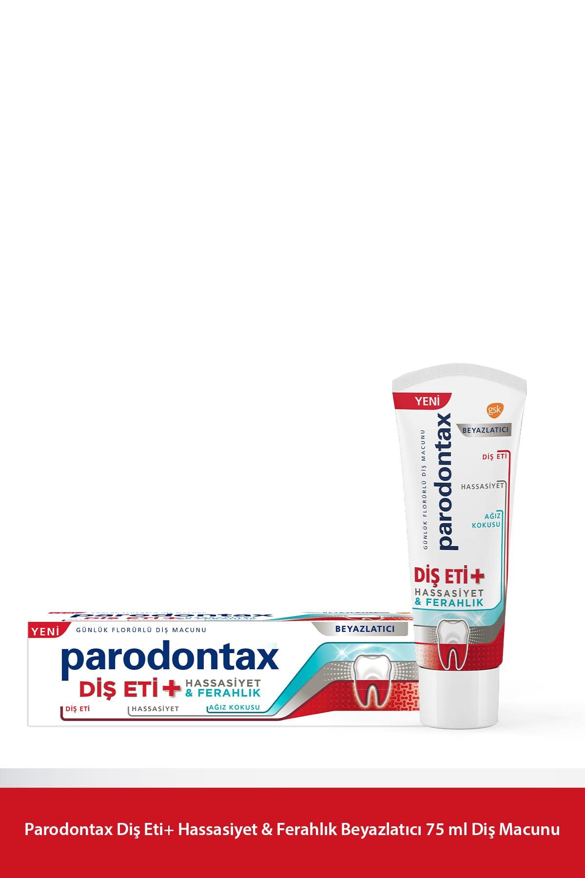 Parodontax Diş Eti + Hassasiyet & Beyazlatıcı Diş Macunu 75 ml