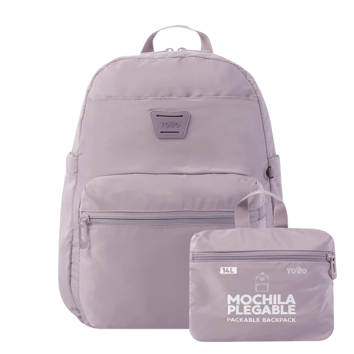 TOTTO, Mochila plegable color gris-Xingu Unisex adulto, Talla única