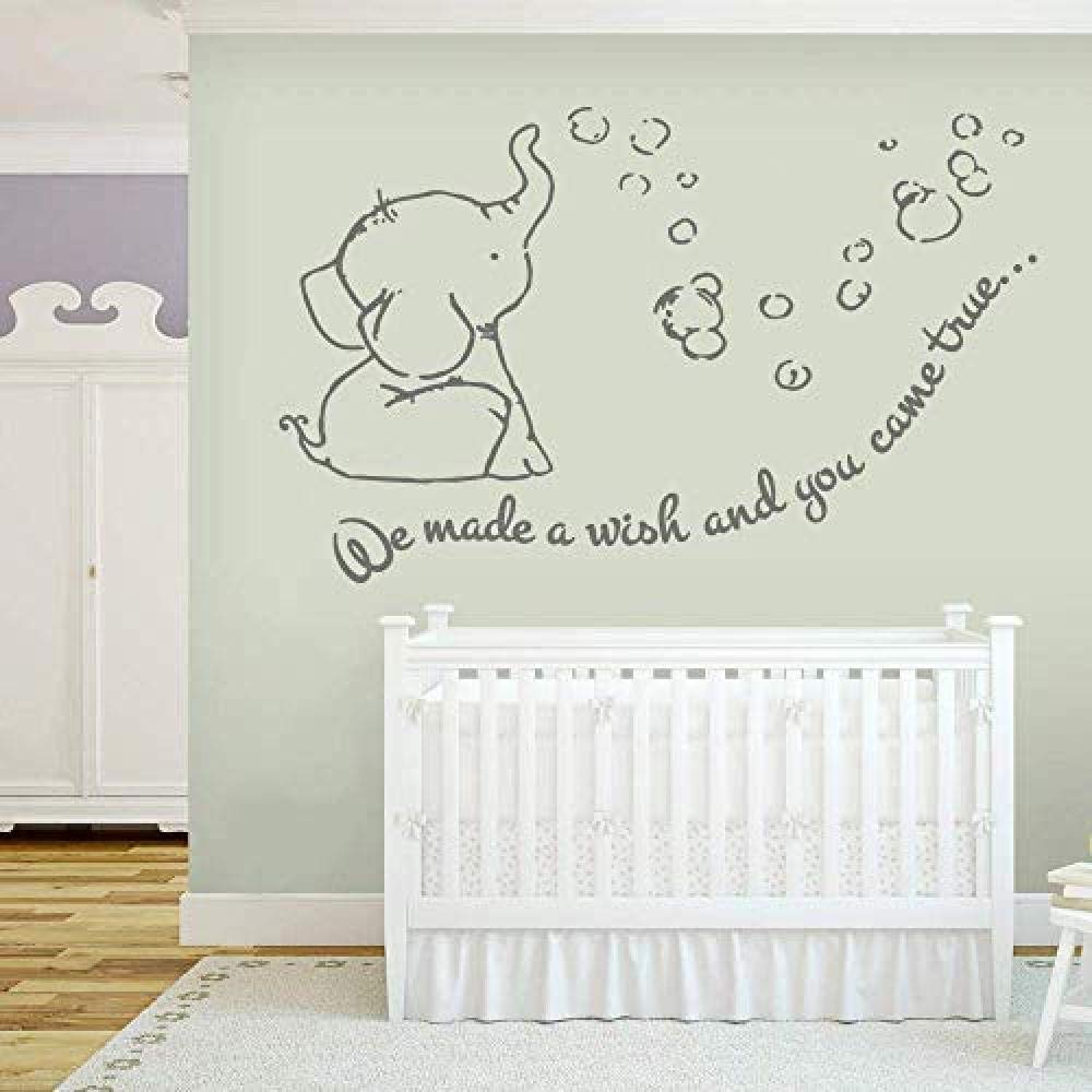 Children's Room Wall Stickers Dumbo Wall Decals Home Living Room Bedroom Decorative Murals Removable Vinyl 50 * 75Cm