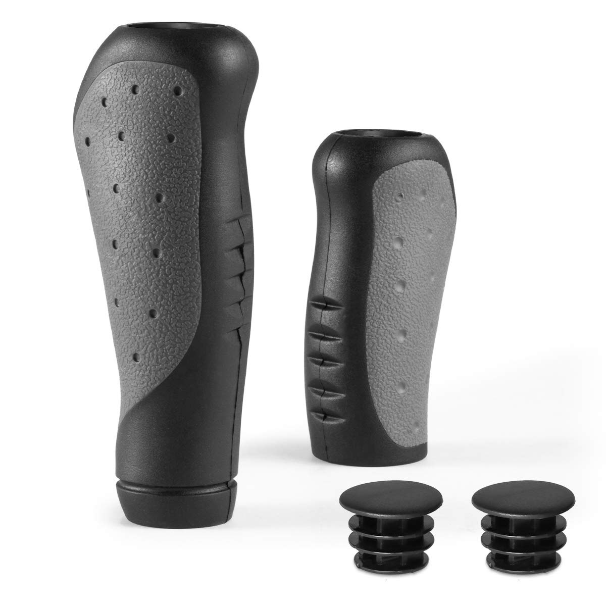 PRUNUS No-Slip Soft Rubber Bike Handlebar Grips Universal for Bicyble