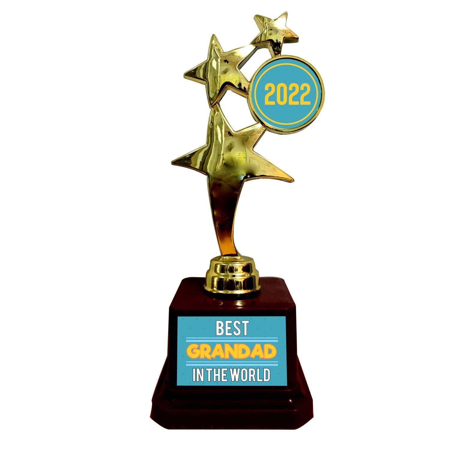 Yaya Cafe Birthday Gifts for Grandfather Best Grandad in The World Trophy 2021 Golden Star Award for Grandad (B07DGBRV4N) Amazon Price History, Amazon Price Tracker
