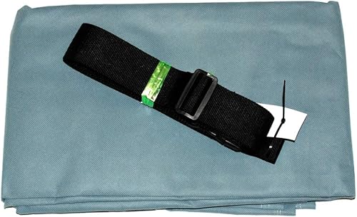 Miniatura 8 de Carrito de almacenamiento con soporte de techo rígido de alta calidad con ruedas de 5 pulgadas de diámetro, correa de seguridad y cubierta antipolvo