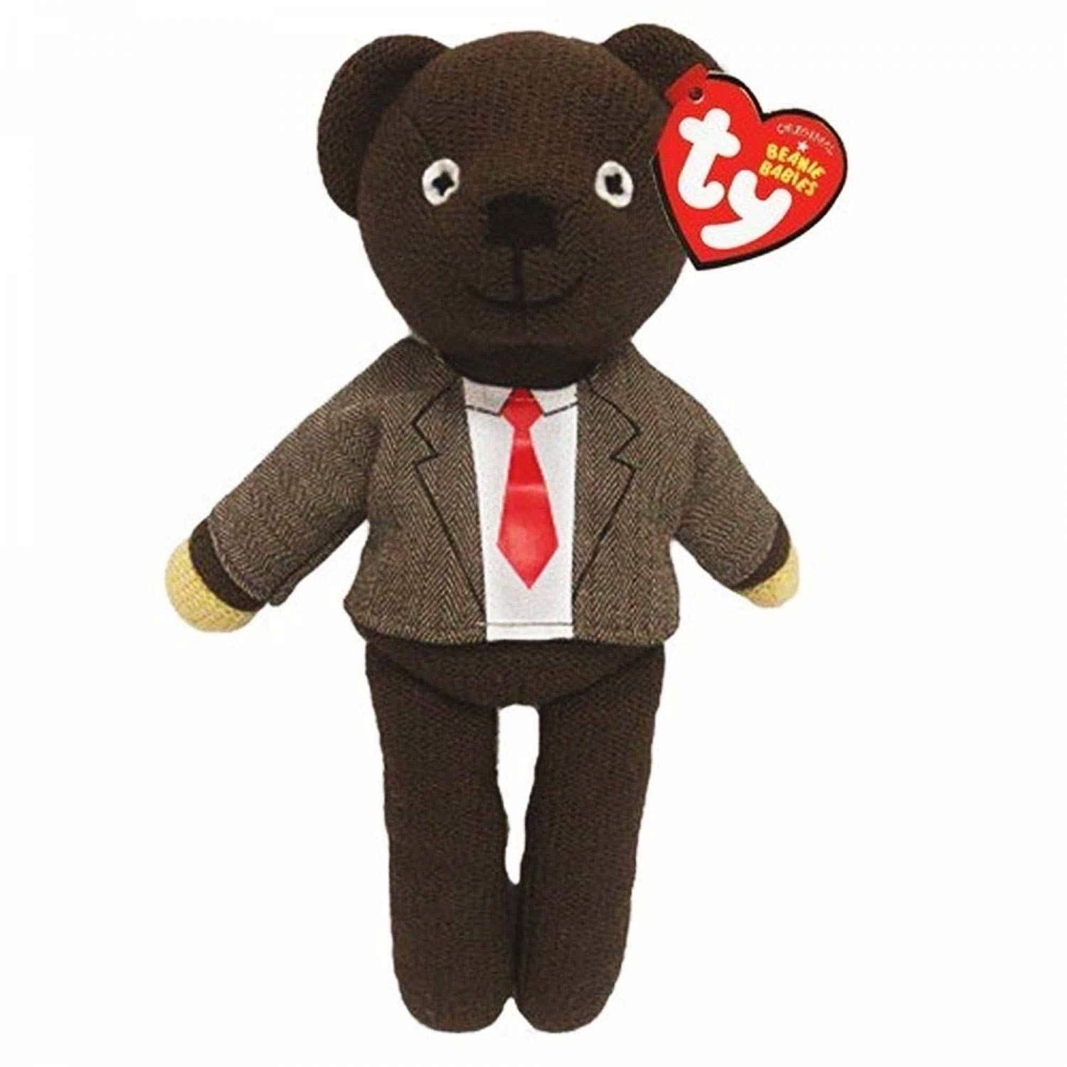 Ty Mr Bean Teddy Mr Bean Teddy Shirt & Tie Plush Toy Collectible