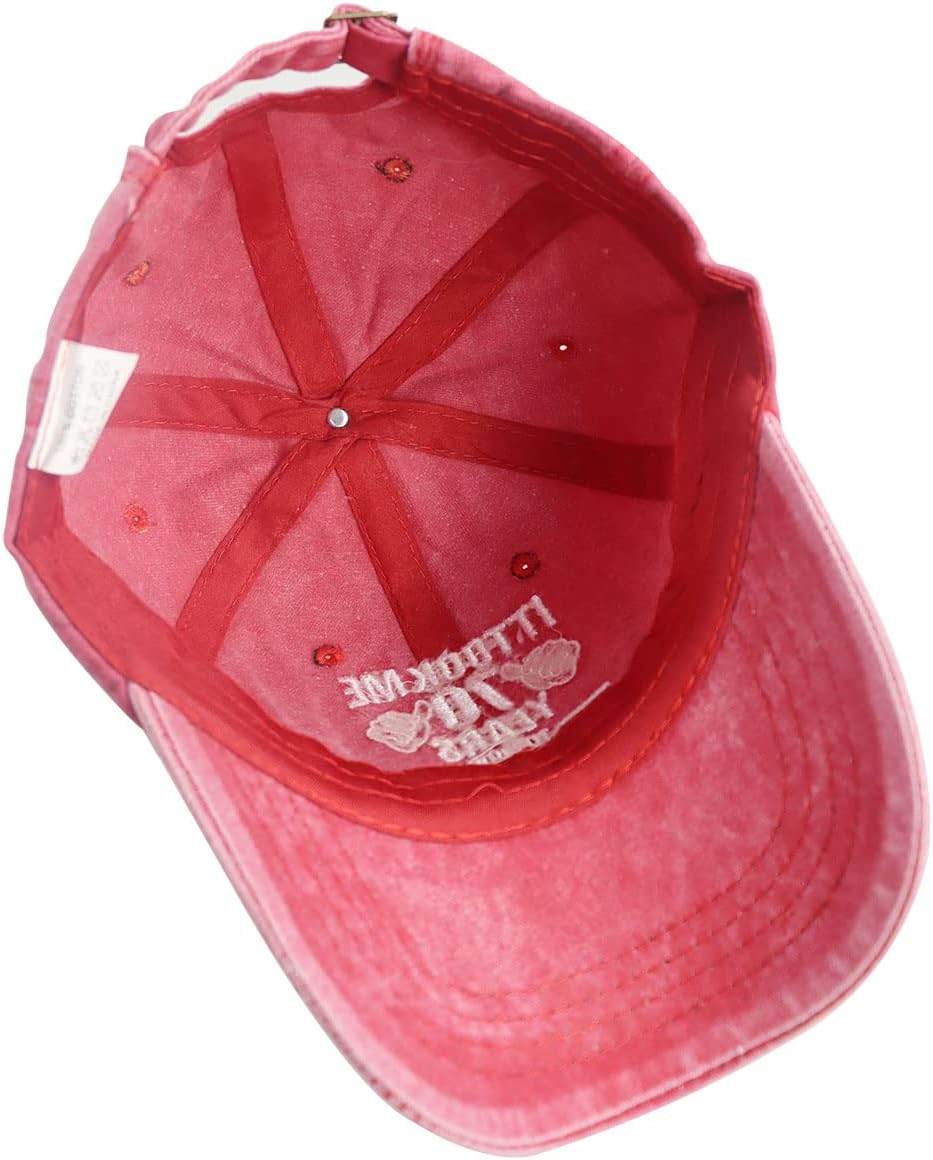 It Took Me 70 Years to Look This Good Hat for Women Men, Funny Adjustable Embroidery 70th Birthday Baseball Cap - Image 6
