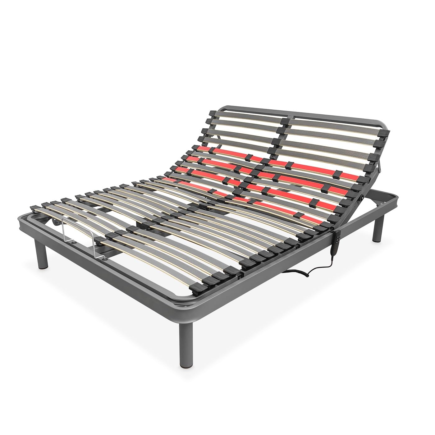 amuéblate online - Cama Eléctrica Articulada Flexipro con 5 Planos y Estructura Reforzada - Ergonómica, Fiable y Silenciosa, Motor Alemán, 135 x 190