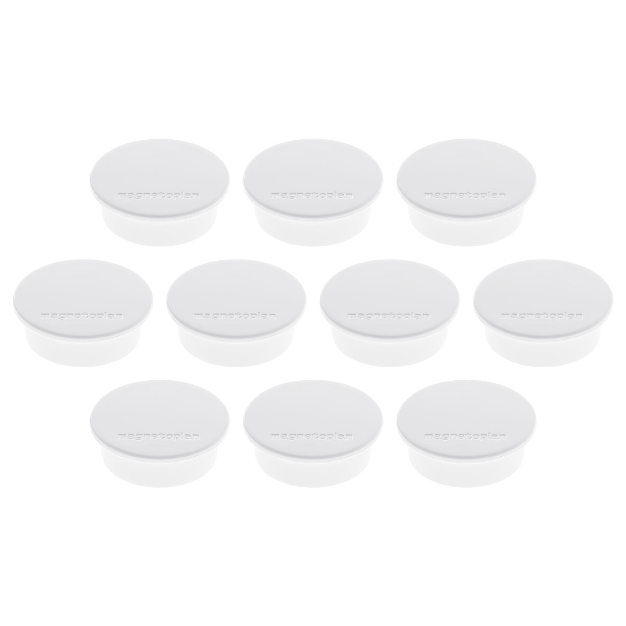 Magnetoplan Aimant Discofix Color (Ø x H) 40 mm x 13 mm rond blanc 10 pc(s) 1662000