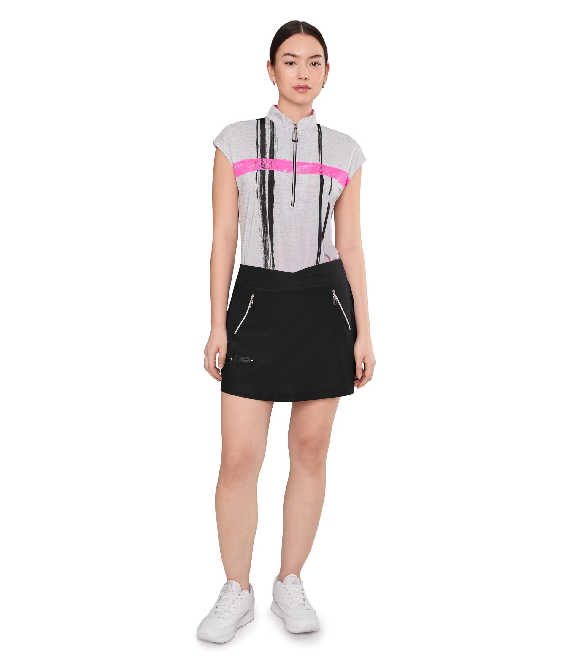 Jamie Sadock Womens Elegant Short Sleeve Pink