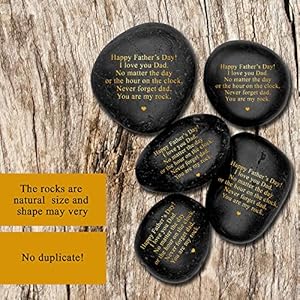 Velenti unique fathers day gifts for men engraved fathers day gifts for dad from son heart warming you are my rock fathers day gifts from daughter gifts for men who have everything  urban country home decor