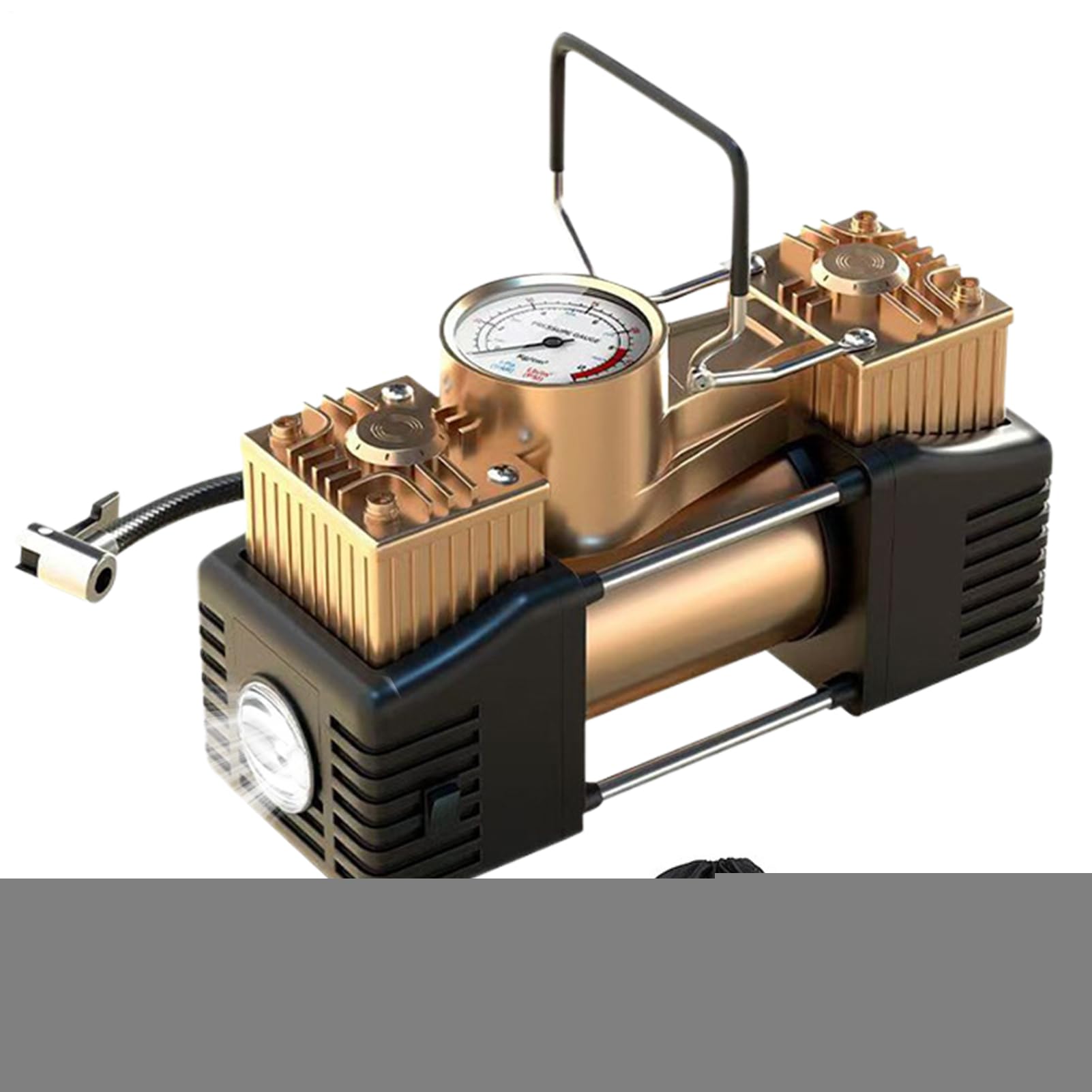 Bomba de compresor de aire para automóviles y neumáticos portátiles de alta resistencia 12V