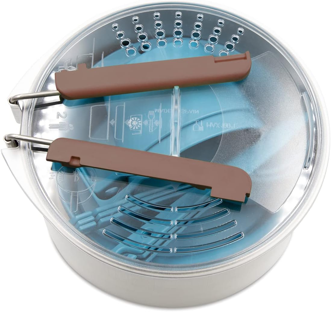 STAINLESS STEEL AND POLYPROPYLENE VIVAC CAMPING SET - 1 PERSON