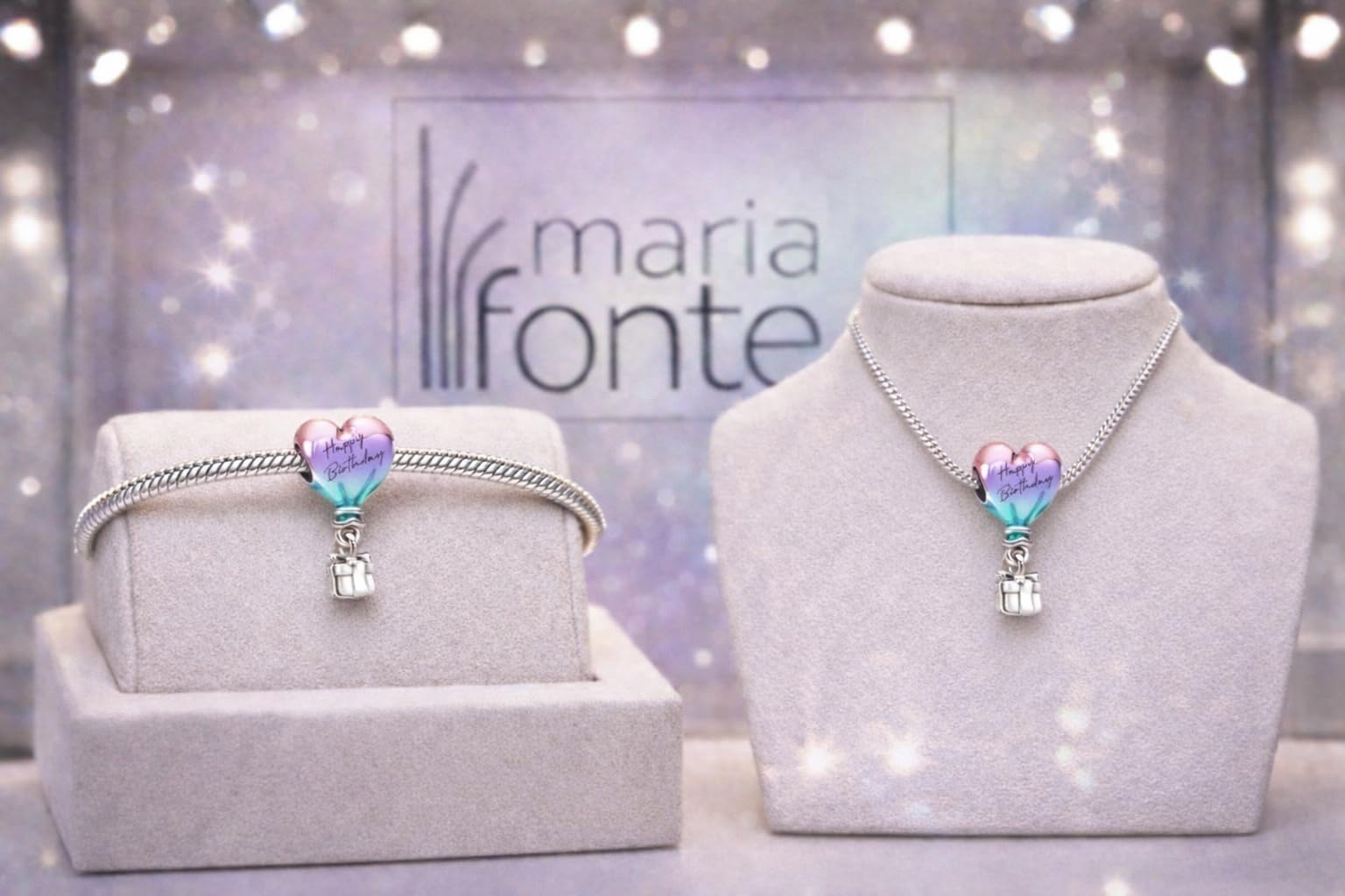 Charm New 2025 Compatibile Tutte Marche Mongolfiera Happy Birthday Compleanno Anniversario Ciondoli Originale Argento 925 Mamma Bead Portafortuna Cuore Natale Perline Verde Fucsia