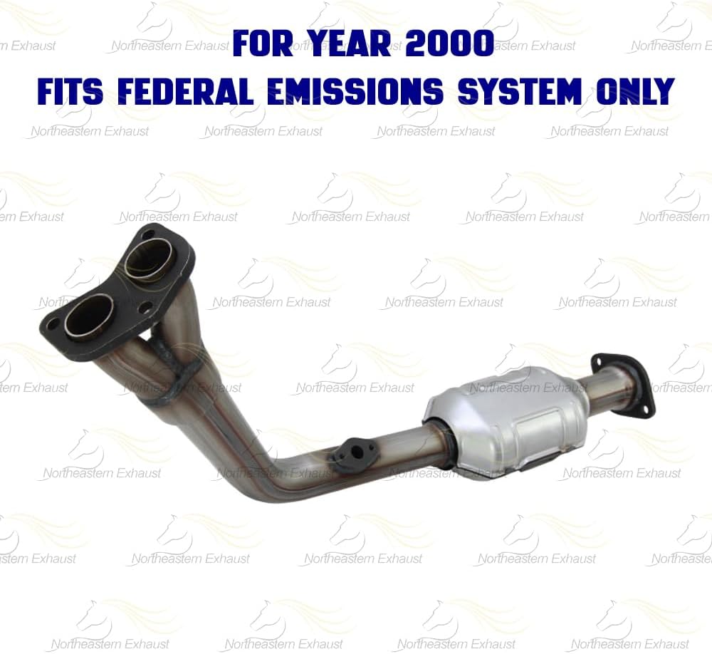 Exhaust Rear Catalytic Compatible for 1996-2000 Toyota 4Runner 2.7 | EPA Approved | Northeastern Exhaust | Includes Gaskets and Bolt Kit | Direct-Fit Replacement