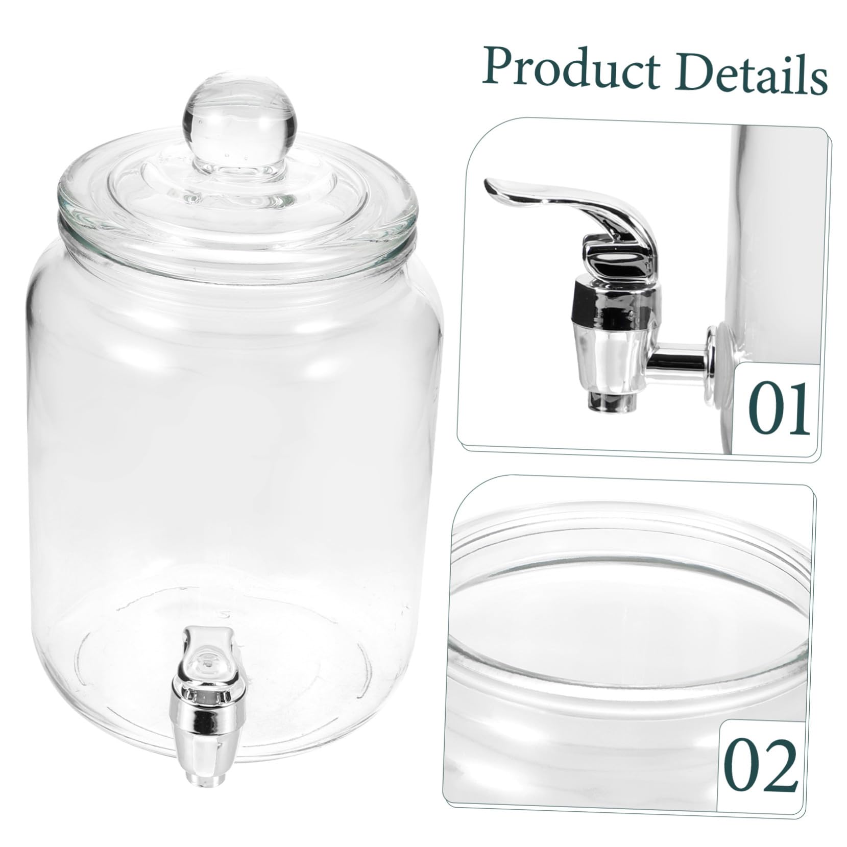 Mobestech Distributeur De Boissons Porte-verres Pour Vin De Fermentation Récipient Hermétique Pour Boissons