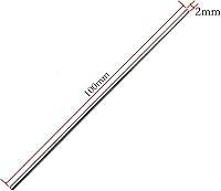 Vista 3 de EUDAX Rollo de plástico de 1.181 in x 0.315 in, eje de 0.079 in de diámetro y eje STEM de 0.079 in x 3.937 in, eje redondo para bricolaje, juguete a
