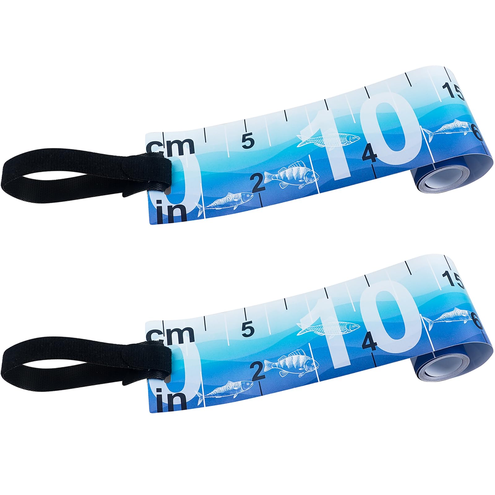 Foldable Fishing Tape Measure Portable Waterproof Fishing Length Ruler Fish Measurement Tool for Boats Coolers Kayaks Saltwater Freshwater 35inch