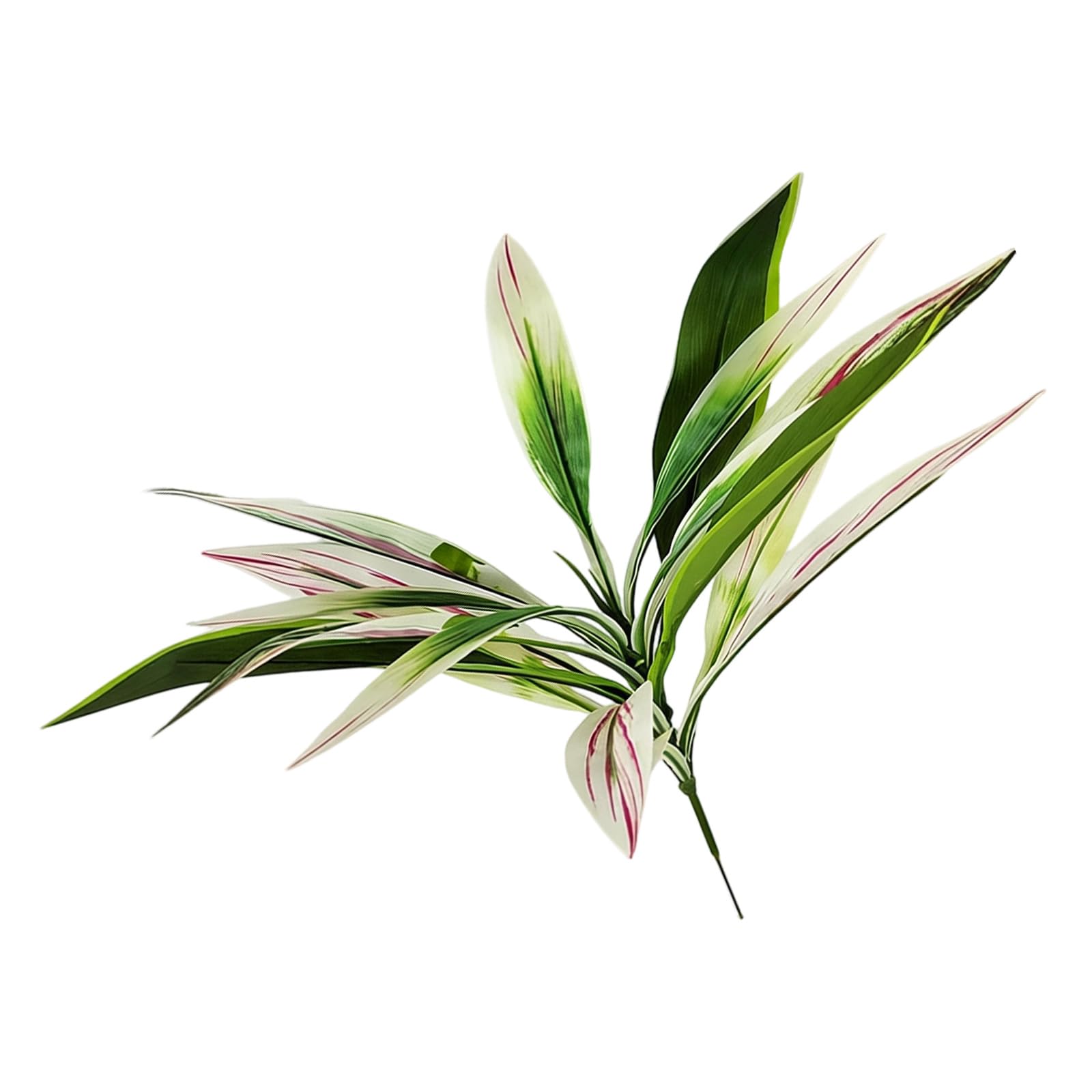Limtula Sturdy Artificial Brazilwood Dracaena Plant in Silk Printed Fabric Simple Decorative Foliage for Indoor Space Denial Maintenance Artificial Tree