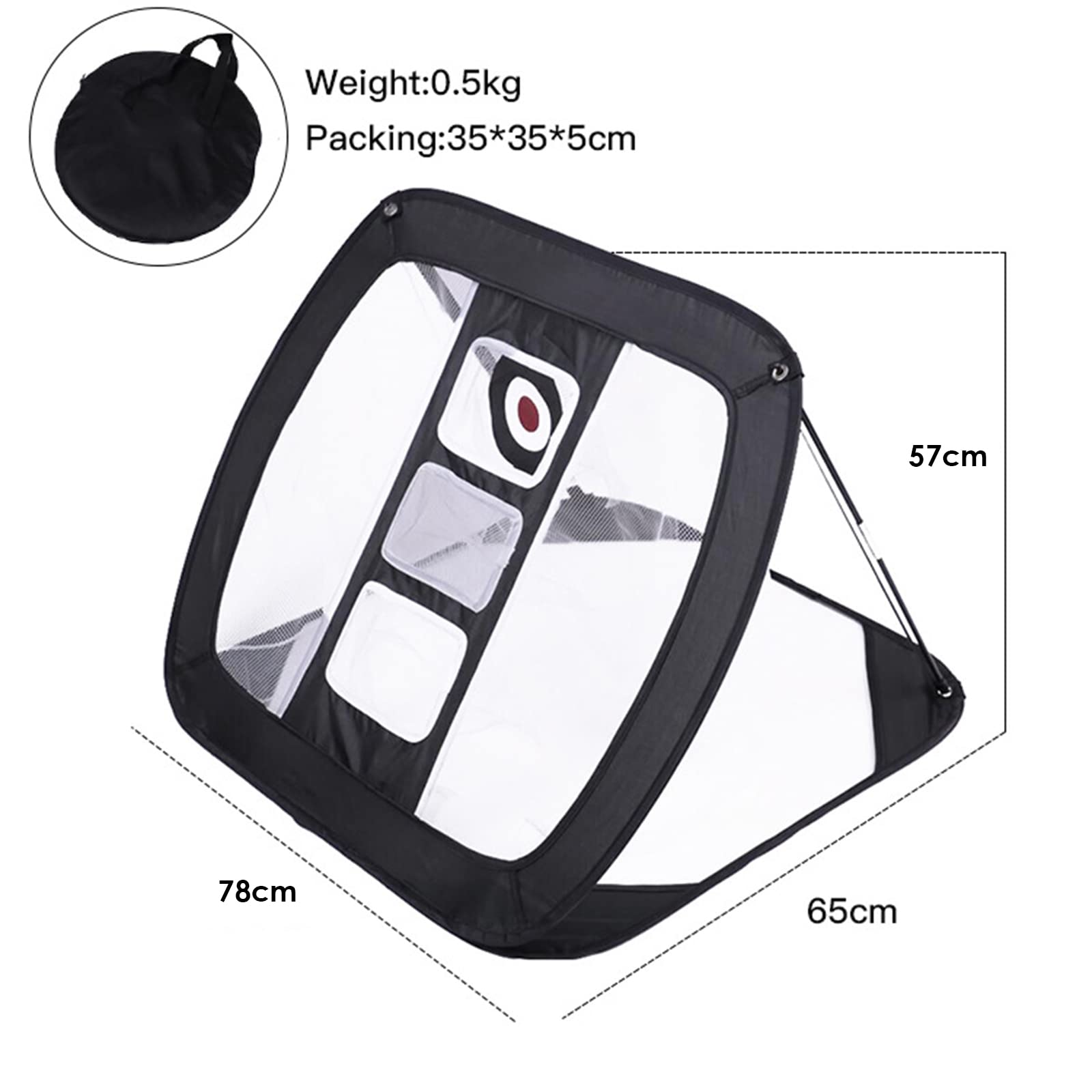 Yolispa - Kit de red de golf portátil para entrenamiento interior y exterior