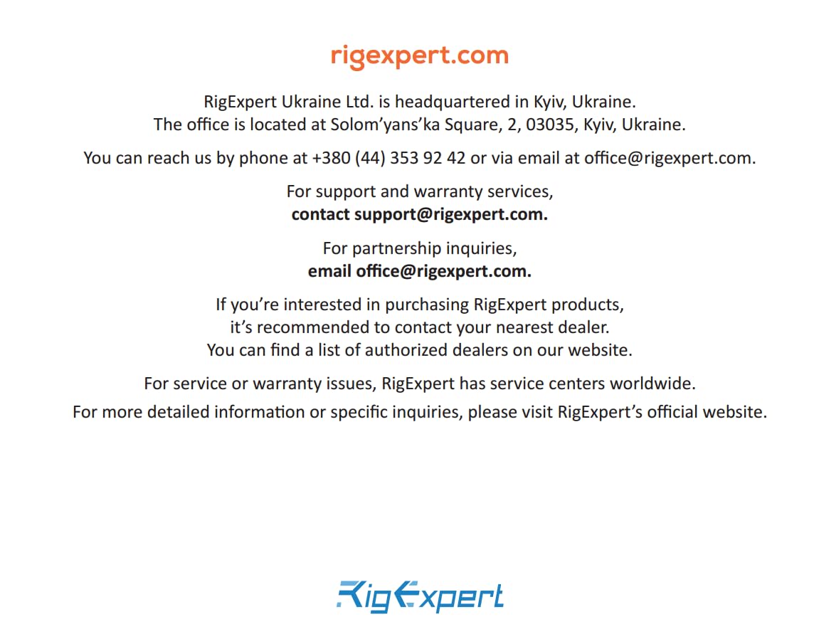 RigExpert AA-1500 Zoom Analyseur d'antenne