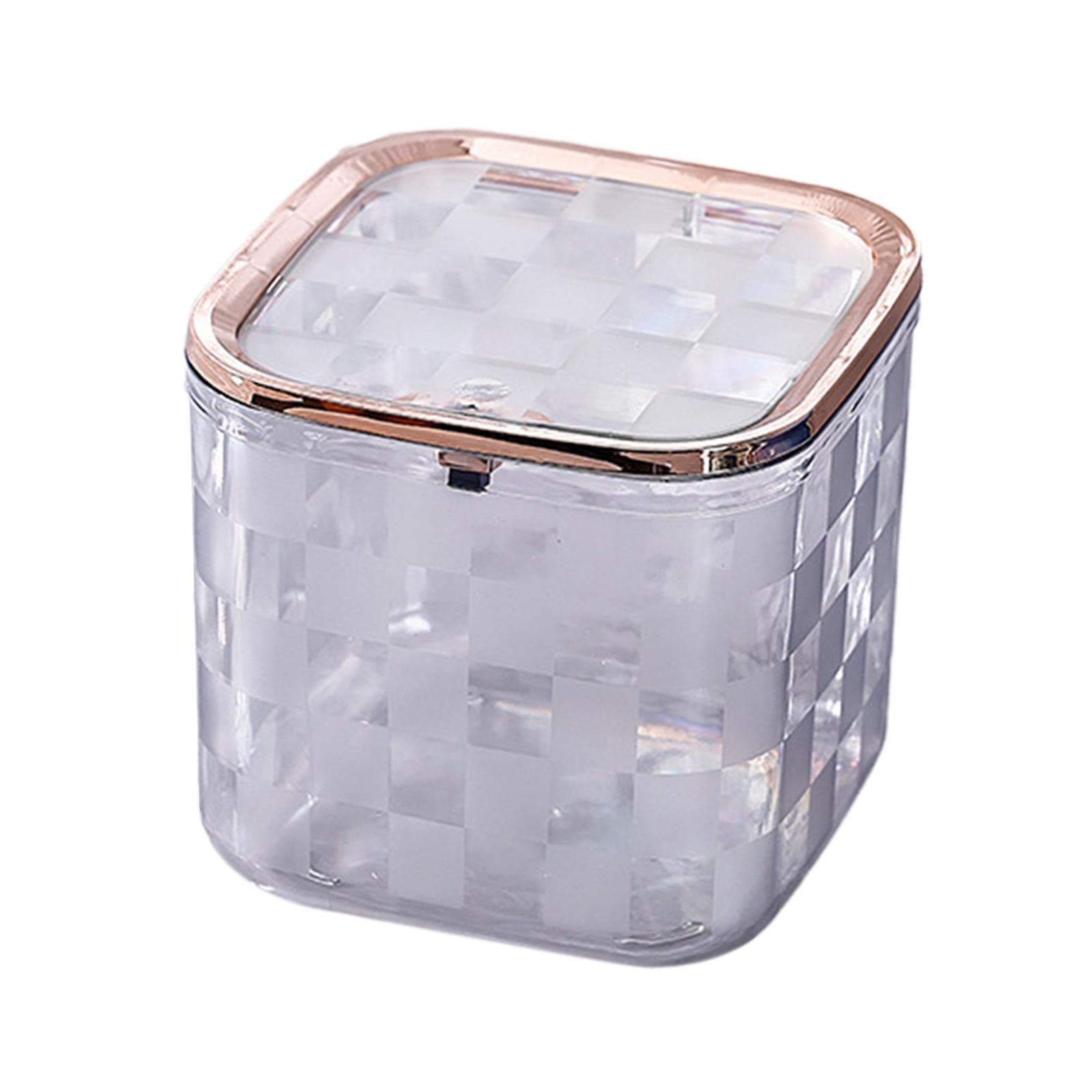 CALANDIS Mini Trash Bin Multifunctional Household for Indoor Cars Bedside Table Clear Large-picture-26