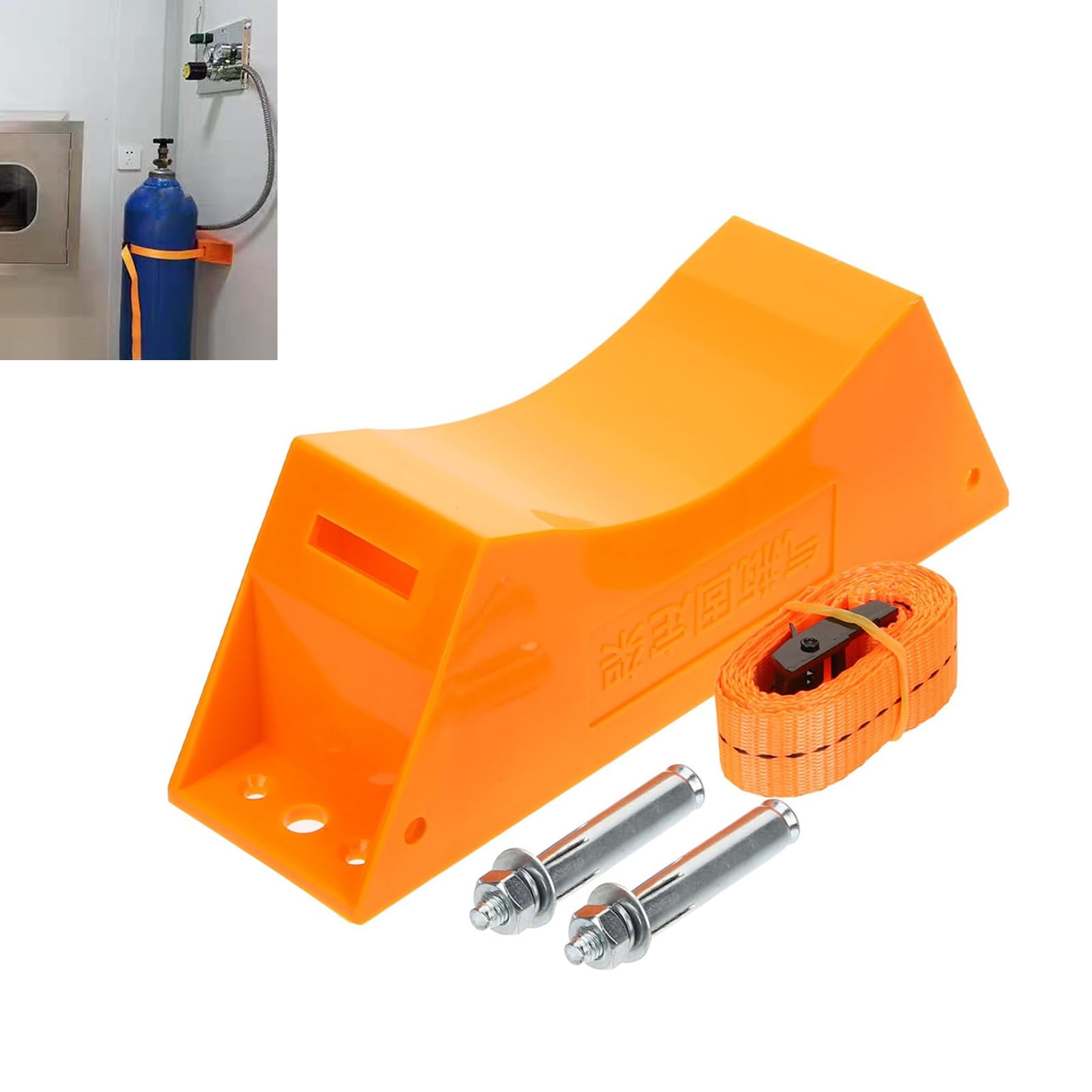 Soportes para Bombonas de Oxígeno Soporte para Tanque de Oxígeno/ Soporte para Botella de Oxígeno, Soporte de Plástico para Tanque de Propano para Montaje en Pared, Soporte para Botella de Oxígeno ABS