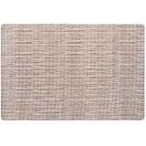 Town & Country Basics Smooth Step Houndstooth Low Profile Utility Kitchen Mat, Machine Washable, with Non-Slip Backing, Gold/Grey, 24'x35'
