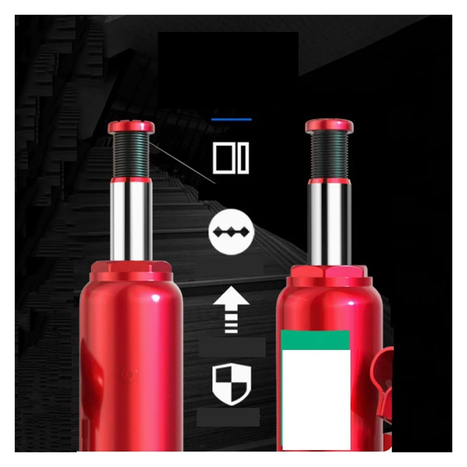 Cric For Auto Cric Idraulico Verticale Da 2 Tonnellate For Camion SUV Cric For Cambio Pneumatici Potente(C)