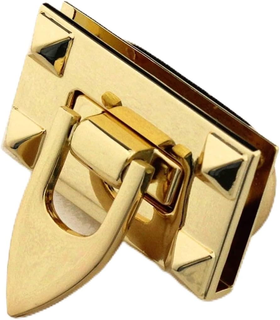 Metal Bag Folding Lock Clasp Push Lock Closure Catch Leather Craft Bag Purse Handbag Accessories