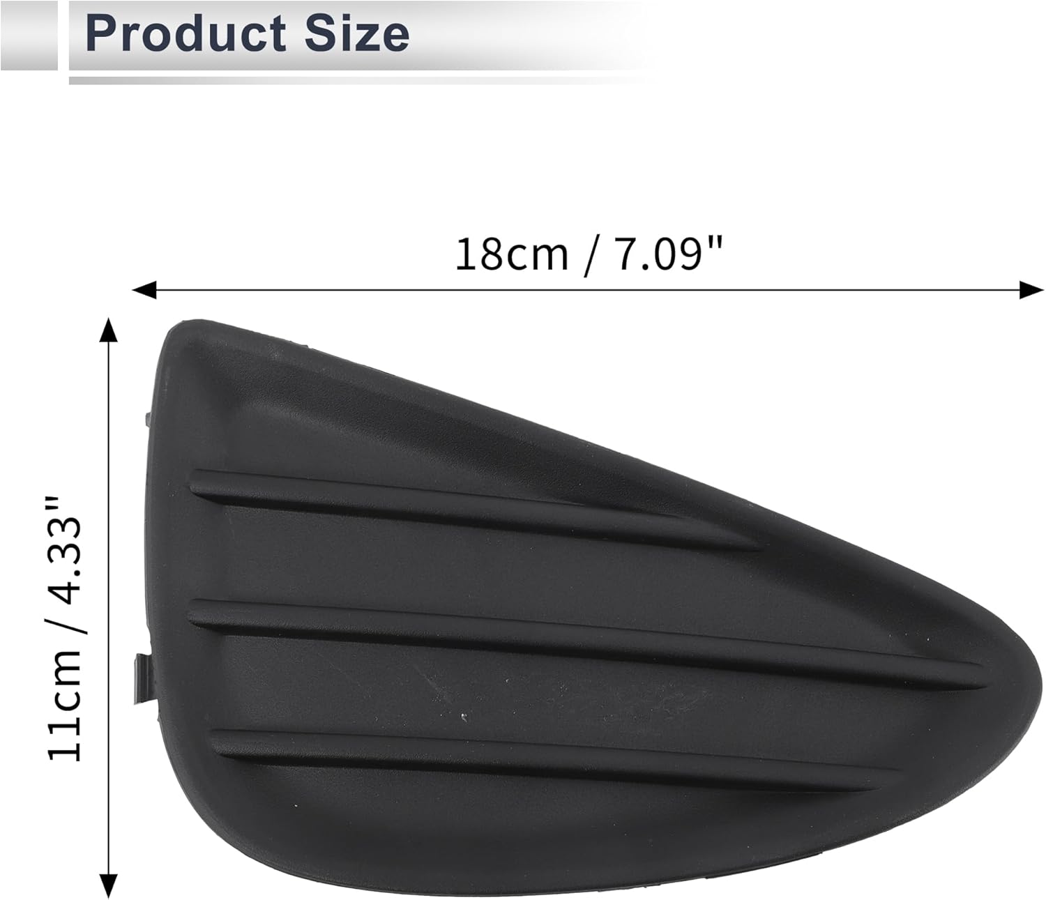 Front Right Fog Light Grill for Toyota Yaris 2012-2014 Front Lower Bumper Fog Light Cover Inserts No.8148152300 ABS 1 Pc - Image 4