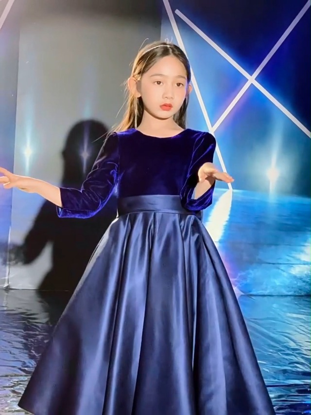 Girls Long Sleeve Velvet Dress Velvet Mini Dress Velvet Dress Purple Square  Neck Dress Lace Party