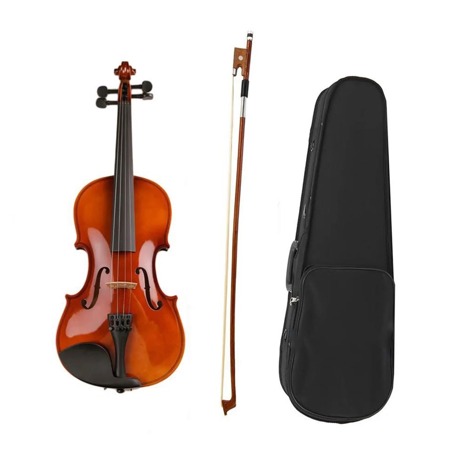 Zestaw Skrzypiec W Skali 1/16 Skrzypce Profesjonalne | Instrument strunowy dla początkujących z drewna lipowego(Set 1)