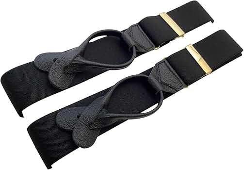 Amazon | サスペンダー 英国製アルバートサーストン Yバックボタン留