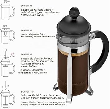 Bodum 1903-01 Java Coffee Maker 3 Cups Multi-Layered 7.5 x 13.5 x 18.9 cm 035 L